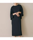 【アイシービー/iCB】の【UVケア・速乾・洗える】FluidBackSatinドルマンスリーブワンピース ネイビー系|ID: prp329100004371879 ipo3291000000032641358