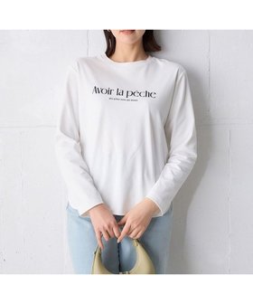 【アンフィーロ 自由区/UNFILO】 【洗える】ロゴプリントTシャツ人気、トレンドファッション・服の通販 founy(ファニー) ファッション Fashion レディースファッション WOMEN トップス・カットソー Tops/Tshirt シャツ/ブラウス Shirts/Blouses ロング / Tシャツ T-Shirts カットソー Cut and Sewn 春 Spring 洗える Washable カットソー Cut And Sew シンプル Simple スリット Slit プリント Print S/S・春夏 Ss・Spring/Summer 再入荷 Restock/Back In Stock/Re Arrival 夏 Summer エレガント 上品 Elegant |ID:prp329100004371908