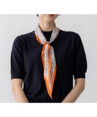 【23区/NIJYUSANKU】のヘリンボーン プリント スカーフ オレンジプリント|ID: prp329100004371922 ipo3291000000032719797