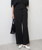 【アイシービー/iCB】の【UVケア・接触冷感・速乾・防シワ・洗える】 FluidBackSatin デザインワイドパンツ ブラック系|ID: prp329100004371926 ipo3291000000033716201