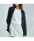 【アイシービー/iCB】の【接触冷感・速乾・洗える】 リヨセルシアー ジャケット ブラックストライプ系|ID: prp329100004372207 ipo3291000000031986656