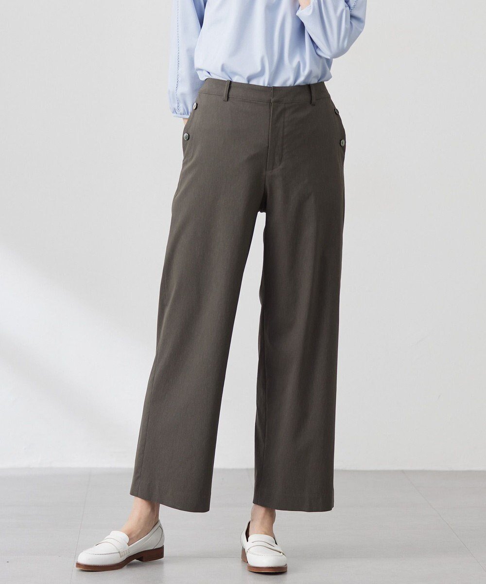 【ジェイ プレス/J.PRESS】の【セットアップ対応・洗える】セルロースリネンストレッチ ワイド パンツ インテリア・キッズ・メンズ・レディースファッション・服の通販 founy(ファニー) ファッション Fashion レディースファッション Fashion for Women セットアップ Matching Sets レディースパンツ・ボトムス Pants & Trousers / Bottoms シンプル Simple, Minimal ストレッチ Stretch, Stretchy Fabric セットアップ Set-Up, Coordinated Outfit ベーシック Basic, Essential ポケット Pocket, Pocket Detail リラックス Relax, Relaxed Fit ワイド Wide, Wide Fit ワンポイント One Point, Statement Accent 夏 Summer 春 Spring S/S・春夏 SS, Spring/Summer, Warm Season 洗える Machine Washable スレート系|ID: prp329100004372211 ipo3291000000033649481