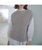 【ジェイ プレス/J.PRESS】の【洗える】Linen Cotton Vest ニット ベスト モカグレー系|ID: prp329100004372212 ipo3291000000033617953