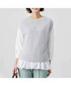 【ジェイ プレス/J.PRESS】の【洗える】Linen Cotton Vest ニット ベスト ブルー系|ID: prp329100004372212 ipo3291000000033617954