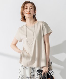 【23区/NIJYUSANKU】の【洗える】ALBINIジャージー Aライン Tシャツ 人気、トレンドファッション・服の通販 founy(ファニー) ファッション Fashion レディースファッション WOMEN トップス・カットソー Tops/Tshirt シャツ/ブラウス Shirts/Blouses ロング / Tシャツ T-Shirts カットソー Cut and Sewn イタリア Italy 春 Spring 洗える Washable カットソー Cut And Sew キャップ Cap ジャージー Jersey スリーブ Sleeve フレア Flare ベーシック Basic S/S・春夏 Ss・Spring/Summer 再入荷 Restock/Back In Stock/Re Arrival 夏 Summer 2023春夏・S/S Ss,Spring/Summer,2023 2023年 2023 エレガント 上品 Elegant |ID:prp329100004372342