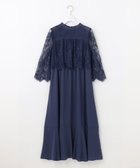 【エニィ スィス/any SiS】の【洗える】レーシーケープ ドレス 人気、トレンドファッション・服の通販 founy(ファニー) ファッション Fashion レディースファッション WOMEN ワンピース Dress ドレス Party Dresses クラシカル Classical シフォン Chiffon ジョーゼット Georgette スカラップ Scalloped スタンド Stand ドレス Dress レース Race エレガント 上品 Elegant 再入荷 Restock/Back In Stock/Re Arrival 楽ちん Easy 洗える Washable A/W・秋冬 Aw・Autumn/Winter・Fw・Fall-Winter thumbnail ダルブルー|ID: prp329100004372401 ipo3291000000030557606