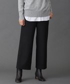 【ジェイ プレス/J.PRESS】の【洗える】チェルビック セミワイド パンツ 人気、トレンドファッション・服の通販 founy(ファニー) ファッション Fashion レディースファッション WOMEN パンツ Pants ストレッチ Stretch ストレート Straight バランス Balance ピーチ Peach ワイド Wide 再入荷 Restock/Back In Stock/Re Arrival 洗える Washable A/W・秋冬 Aw・Autumn/Winter・Fw・Fall-Winter thumbnail ブラック系|ID: prp329100004372404 ipo3291000000030557627