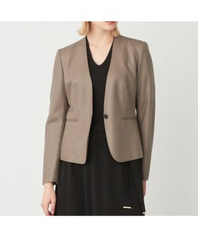 【ベイジ,/BEIGE,】 CORBY / ノーカラージャケット人気、トレンドファッション・服の通販 founy(ファニー) ファッション Fashion レディースファッション WOMEN アウター Coat Outerwear ジャケット Jackets ノーカラージャケット No Collar Leather Jackets シェイプ Shape ジャケット Jacket ストレッチ Stretch スーツ Suit セットアップ Set Up 定番 Standard A/W・秋冬 Aw・Autumn/Winter・Fw・Fall-Winter 2022年 2022 再入荷 Restock/Back In Stock/Re Arrival 2022-2023秋冬・A/W Aw/Autumn/Winter//Fw/Fall-Winter/2022-2023 |ID:prp329100004372419