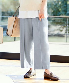 【ジェイ プレス/J.PRESS】 【洗える】T/Rシャークスキン セミワイド パンツ人気、トレンドファッション・服の通販 founy(ファニー) ファッション Fashion レディースファッション WOMEN パンツ Pants ストレート Straight センター Center ツイル Twill ドレープ Drape ワイド Wide 再入荷 Restock/Back In Stock/Re Arrival 夏 Summer 春 Spring S/S・春夏 Ss・Spring/Summer 洗える Washable |ID:prp329100004372472