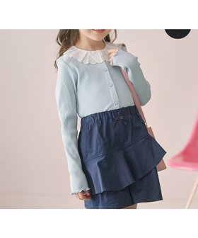 【組曲 / KIDS/KUMIKYOKU】の【110-140㎝】フリルリブ2WAY トップス 人気、トレンドファッション・服の通販 founy(ファニー) ファッション Fashion キッズファッション KIDS トップス・カットソー Tops/Tees/Kids NEW・新作・新着・新入荷 New Arrivals カットソー Cut And Sew レース Race 夏 Summer 春 Spring S/S・春夏 Ss・Spring/Summer |ID:prp329100004372665