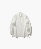 【エイトン/ATON】のSHRINK BROAD オーバーサイズシャツ- UNISEX WHITE|ID:prp329100004372706