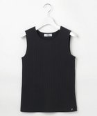 【ジェイ プレス/J.PRESS】のリブ ノースリーブ カットソー ブラック系|ID: prp329100004372707 ipo3291000000032719840