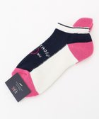 【23区 ゴルフ/NIJYUSANKU GOLF】の【WOMEN】カラーブロックアンクル ピンク系|ID: prp329100004372714 ipo3291000000031735696