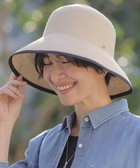 【ジェイ プレス/J.PRESS】の【WEB限定カラーあり・洗える・UVカット・畳める】BRAID HAT ベージュ系|ID: prp329100004372718 ipo3291000000032660213