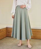 【ハッシュニュアンス/#Newans】の【シワになりにくい】〈花乃まりあさんコラボ〉サーキュラースカート スモークグリーン|ID: prp329100004372722 ipo3291000000033300748