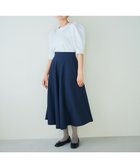 【ハッシュニュアンス/#Newans】の【シワになりにくい】〈花乃まりあさんコラボ〉サーキュラースカート ネイビー|ID: prp329100004372722 ipo3291000000033300750
