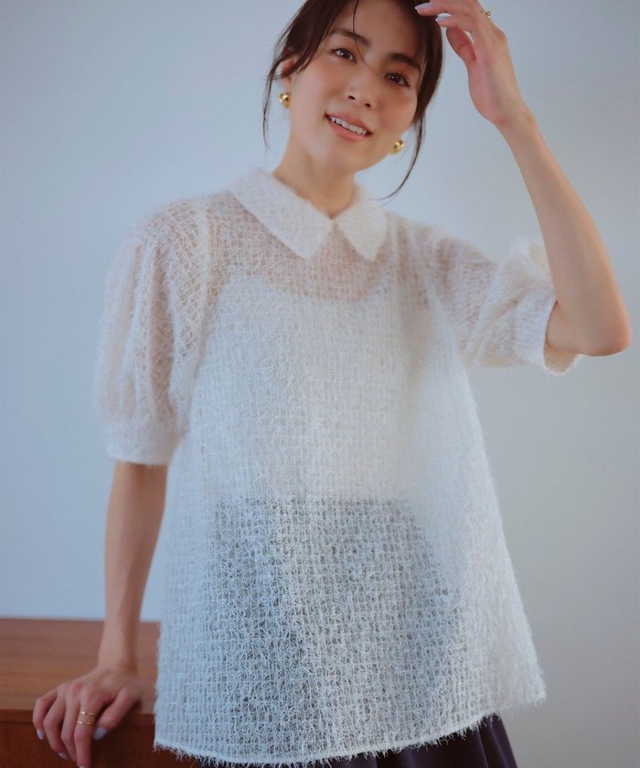 【ハッシュニュアンス/#Newans】の〈笹川友里さんコラボ〉フィラッフィパフスリーブプラウス インテリア・キッズ・メンズ・レディースファッション・服の通販 founy(ファニー) https://founy.com/ ファッション Fashion レディースファッション WOMEN トップス・カットソー Tops/Tshirt シャツ/ブラウス Shirts/Blouses コラボ Collaboration コンパクト Compact ストレッチ Stretch チュール Tulle フェザー Feather 夏 Summer 春 Spring S/S・春夏 Ss・Spring/Summer |ID: prp329100004372733 ipo3291000000030625209