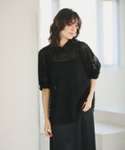 【ハッシュニュアンス/#Newans】の〈笹川友里さんコラボ〉フィラッフィパフスリーブプラウス 人気、トレンドファッション・服の通販 founy(ファニー) ファッション Fashion レディースファッション Fashion for Women トップス・カットソー Cut & Sew Tops シャツ・ブラウス・オフィスカジュアル Elegant Blouses & Button-Ups コラボ Collaboration, Collab コンパクト Compact, Small Size ストレッチ Stretch, Stretchy Fabric チュール Tulip, Tulip Motif フェザー Feather, Feather Detail 夏 Summer 春 Spring S/S・春夏 SS, Spring/Summer, Warm Season thumbnail ブラック|ID: prp329100004372733 ipo3291000000033571858