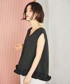 【ハッシュニュアンス/#Newans】の【洗濯機可能/シワになりにくい】〈小柄さんにお勧め〉フリルヘムジレブラウス 人気、トレンドファッション・服の通販 founy(ファニー) ファッション Fashion レディースファッション Ladies' Fashion Online アウター Coat Outerwear トップス・カットソー Tops/Tshirt シャツ/ブラウス Shirts/Blouses ベスト/ジレ Gilets/Vests グログラン Grosgrain フリル Frills 夏 Summer 春 Spring S/S・春夏 Ss・Spring/Summer thumbnail ブラック|ID: prp329100004372750 ipo3291000000032663641