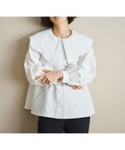 【ハッシュニュアンス/#Newans】の【洗濯機可能/シワになりにくい】〈小柄さんにお勧め〉ウェービーカラーブラウス ホワイト|ID: prp329100004372754 ipo3291000000031975639