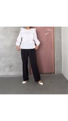 【ハッシュニュアンス/#Newans】の【洗濯機可能/シワになりにくい】〈小柄さんにお勧め〉バーティカルフリルブラウス 人気、トレンドファッション・服の通販 founy(ファニー) ファッション Fashion レディースファッション Fashion for Women トップス・カットソー Cut & Sew Tops シャツ・ブラウス・オフィスカジュアル Elegant Blouses & Button-Ups バランス Balance, Style Balance フリル Frill, Ruffle エレガント 上品 Elegant 夏 Summer 春 Spring S/S・春夏 SS, Spring/Summer, Warm Season 洗える Machine Washable thumbnail ライトブルー|ID: prp329100004372756 ipo3291000000033594193