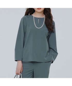 【23区/NIJYUSANKU】の【洗える】2WAYストレッチツイル ブラウス 人気、トレンドファッション・服の通販 founy(ファニー) ファッション Fashion レディースファッション WOMEN トップス・カットソー Tops/Tshirt シャツ/ブラウス Shirts/Blouses インナー Inner 春 Spring 洗える Washable シアー Sheer ジャケット Jacket ストレッチ Stretch セットアップ Set Up トレンド Trend フロント Front メタル Metal ワイド Wide S/S・春夏 Ss・Spring/Summer おすすめ Recommend 夏 Summer ビジネス 仕事 通勤 Business 2025年 2025 2025春夏・S/S Ss,Spring/Summer,2025 |ID:prp329100004372769
