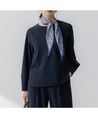 【23区/NIJYUSANKU】の【洗える】2WAYストレッチツイル ブラウス ネイビー系|ID: prp329100004372769 ipo3291000000032650165