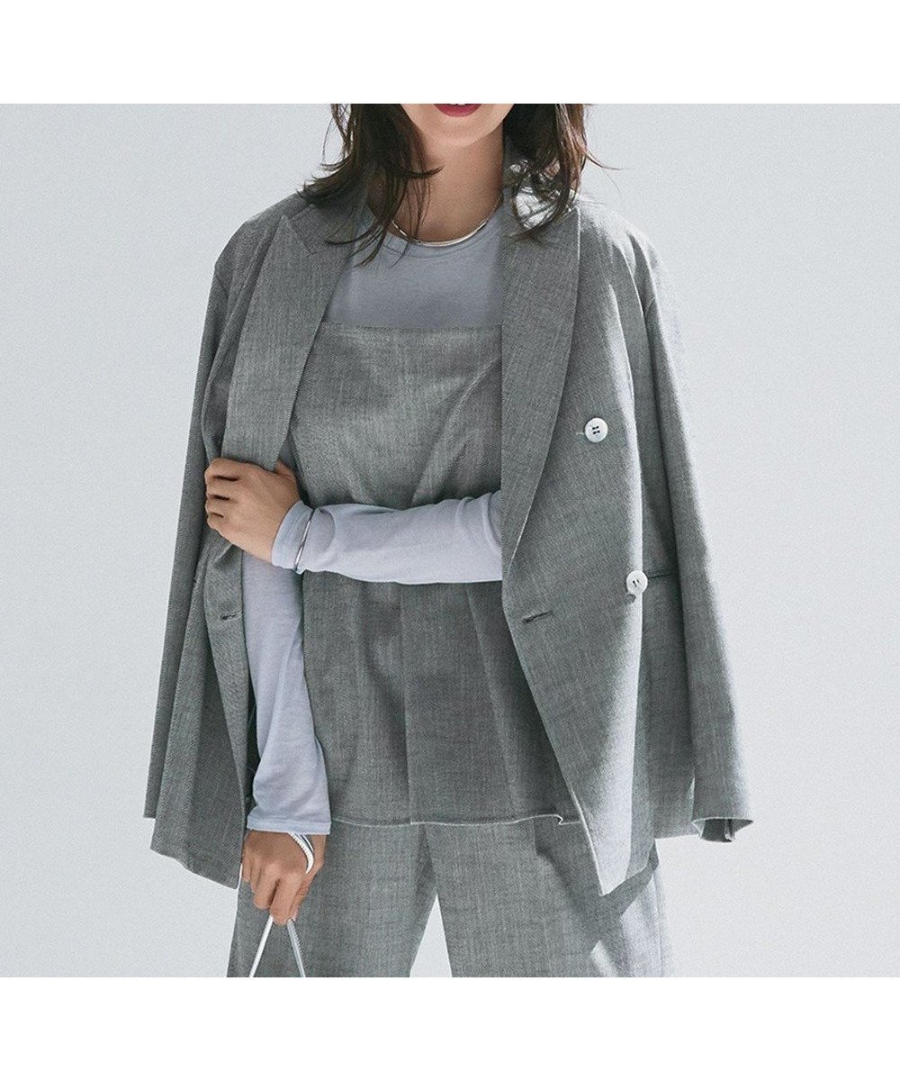 【23区/NIJYUSANKU】の【セットアップ対応】スラブツイードストレッチ ジャケット 人気、トレンドファッション・服の通販 founy(ファニー) 　ファッション　Fashion　レディースファッション　Fashion for Women　アウター　Coat / Outerwear Collection　レディースジャケット・軽アウター　Jackets　テーラードジャケット / 通勤・きれいめスタイル　Tailored Jackets & Blazers　インナー　Innerwear　春　Spring　キャミソール　Camisole, Spaghetti Strap Top　コンパクト　Compact, Small Size　吸水　Absorbent, Quick-Dry　ジャケット　Jacket, Outerwear　セットアップ　Set-Up, Coordinated Outfit　ツイル　Twist, Twisted Detail　トレンド　Trend, Trending Now　バランス　Balance, Style Balance　ミックス　Mix, Mixed Style　リネン　Linen, Linen Fabric　ワイド　Wide, Wide Fit　S/S・春夏　SS, Spring/Summer, Warm Season　おすすめ　Recommended / Our Picks　夏　Summer　2025年　2025　2025春夏・S/S　Spring/Summer 2025 SS25　 other-1|ID: prp329100004372776 ipo3291000000032662965