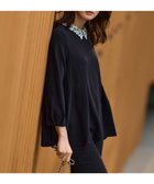 【23区/NIJYUSANKU】の【VERYコラボ】トリアセダブルジョーゼット レース襟 ブラウス 人気、トレンドファッション・服の通販 founy(ファニー) ファッション Fashion レディースファッション WOMEN トップス・カットソー Tops/Tshirt シャツ/ブラウス Shirts/Blouses 春 Spring 洗える Washable コラボ Collaboration シンプル Simple ジャケット Jacket ジョーゼット Georgette ストレッチ Stretch セットアップ Set Up 雑誌 Magazine フォルム Form ペプラム Peplum レース Race S/S・春夏 Ss・Spring/Summer おすすめ Recommend 夏 Summer 2023春夏・S/S Ss,Spring/Summer,2023 2023年 2023 エレガント 上品 Elegant セレモニー Ceremony ビジネス 仕事 通勤 Business 2025年 2025 2025春夏・S/S Ss,Spring/Summer,2025 thumbnail ネイビー系|ID: prp329100004372795 ipo3291000000031678864