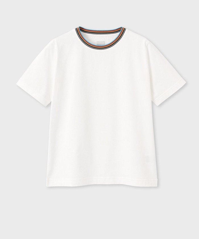 【ポール スミス/Paul Smith】のSignature Stripe 半袖Tシャツ インテリア・キッズ・メンズ・レディースファッション・服の通販 founy(ファニー) https://founy.com/ ファッション Fashion レディースファッション WOMEN トップス・カットソー Tops/Tshirt シャツ/ブラウス Shirts/Blouses ロング / Tシャツ T-Shirts カットソー Cut and Sewn おすすめ Recommend インナー Inner カットソー Cut And Sew ギフト プレゼント Gift Present シルケット Mercerization シンプル Simple ジャケット Jacket ベーシック Basic エレガント 上品 Elegant 半袖 Short Sleeve 夏 Summer S/S・春夏 Ss・Spring/Summer A/W・秋冬 Aw・Autumn/Winter・Fw・Fall-Winter |ID: prp329100004372799 ipo3291000000031824731