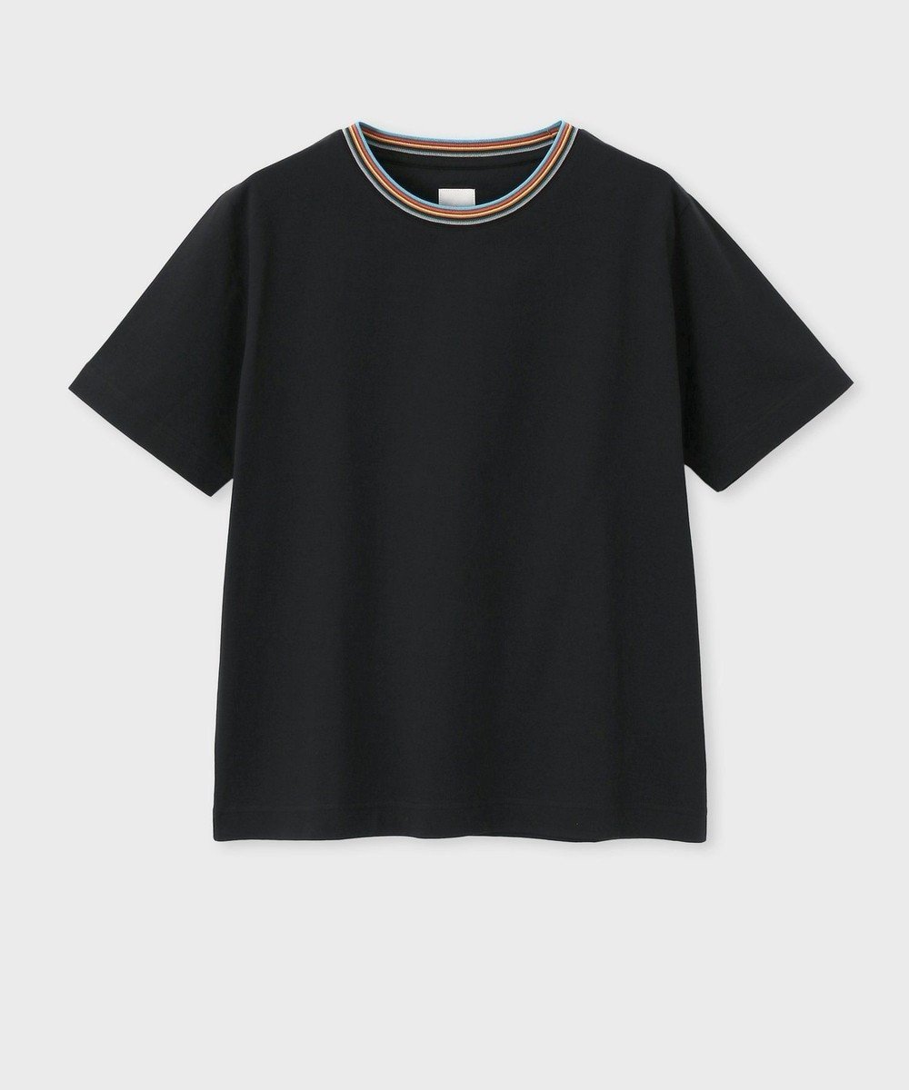 【ポール スミス/Paul Smith】のSignature Stripe 半袖Tシャツ インテリア・キッズ・メンズ・レディースファッション・服の通販 founy(ファニー) 　ファッション　Fashion　レディースファッション　WOMEN　トップス・カットソー　Tops/Tshirt　シャツ/ブラウス　Shirts/Blouses　ロング / Tシャツ　T-Shirts　カットソー　Cut and Sewn　おすすめ　Recommend　インナー　Inner　カットソー　Cut And Sew　ギフト プレゼント　Gift Present　シルケット　Mercerization　シンプル　Simple　ジャケット　Jacket　ベーシック　Basic　エレガント 上品　Elegant　半袖　Short Sleeve　夏　Summer　S/S・春夏　Ss・Spring/Summer　A/W・秋冬　Aw・Autumn/Winter・Fw・Fall-Winter　ブラック|ID: prp329100004372799 ipo3291000000031824733