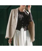 【23区/NIJYUSANKU】の【セットアップ対応/防シワ性/洗える】アイアスマットストレッチ テーラード ジャケット ベージュ系|ID: prp329100004372850 ipo3291000000032650224