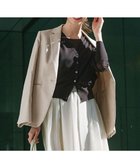 【23区/NIJYUSANKU】の【セットアップ対応/防シワ性/洗える】アイアスマットストレッチ テーラード ジャケット ベージュ系|ID: prp329100004372850 ipo3291000000033568479