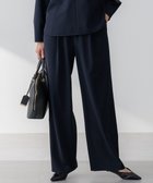 【23区/NIJYUSANKU】の【セットアップ対応/洗える】2WAYストレッチツイル ワイドパンツ ネイビー系|ID: prp329100004372852 ipo3291000000031966135