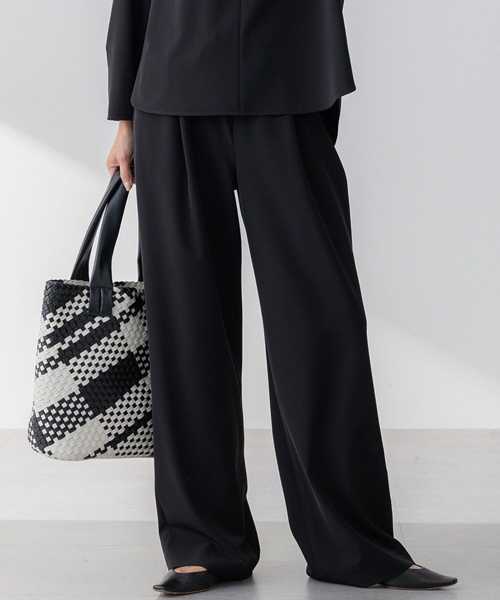 【23区/NIJYUSANKU】の【セットアップ対応/洗える】2WAYストレッチツイル ワイドパンツ 人気、トレンドファッション・服の通販 founy(ファニー) 　ファッション　Fashion　レディースファッション　Fashion for Women　セットアップ　Matching Sets　レディースパンツ・ボトムス　Pants & Trousers / Bottoms　春　Spring　洗える　Machine Washable　シンプル　Simple, Minimal　ジャケット　Jacket, Outerwear　ストレッチ　Stretch, Stretchy Fabric　セットアップ　Set-Up, Coordinated Outfit　デスク　Desk, Work Desk　ワイド　Wide, Wide Fit　ワーク　Workwear, Utility Style　S/S・春夏　SS, Spring/Summer, Warm Season　おすすめ　Recommended / Our Picks　夏　Summer　ビジネス 仕事 通勤　Business / Work / Commuting　2025年　2025　2025春夏・S/S　Spring/Summer 2025 SS25　 other-1|ID: prp329100004372852 ipo3291000000035711719