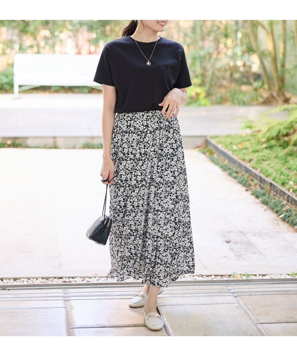 【エニー/ANY】の【洗濯機可/ウエストゴム】ラップギャザースカーチョ インテリア・キッズ・メンズ・レディースファッション・服の通販 founy(ファニー) 　ファッション　Fashion　レディースファッション　Fashion for Women　パンツ　Pants & Trousers　サテン　Satin, Glossy Fabric　フロント　Front, Front Design　ラップ　Wrap, Wrap Design　リラックス　Relax, Relaxed Fit　夏　Summer　春　Spring　S/S・春夏　SS, Spring/Summer, Warm Season　フラワー|ID: prp329100004372856 ipo3291000000033819632