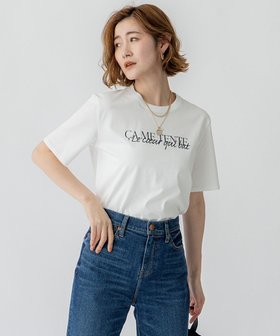 【23区/NIJYUSANKU】の【先行予約/洗える】CA ME TENTE ロゴ TEE 人気、トレンドファッション・服の通販 founy(ファニー) ファッション Fashion レディースファッション WOMEN トップス・カットソー Tops/Tshirt シャツ/ブラウス Shirts/Blouses ロング / Tシャツ T-Shirts カットソー Cut and Sewn インナー Inner 春 Spring 洗える Washable カットソー Cut And Sew クール Cool コンパクト Compact ジャケット Jacket バランス Balance プリント Print 半袖 Short Sleeve ワンポイント One Point S/S・春夏 Ss・Spring/Summer NEW・新作・新着・新入荷 New Arrivals 夏 Summer エレガント 上品 Elegant 2025年 2025 2025春夏・S/S Ss,Spring/Summer,2025 |ID:prp329100004372877