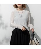 【23区/NIJYUSANKU】の【Oggi5月号掲載/洗える】シアー レイヤード TEE ホワイト系|ID: prp329100004372880 ipo3291000000032575236