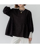 【23区/NIJYUSANKU】の【洗える】シアーカットジャカード ブラウス 人気、トレンドファッション・服の通販 founy(ファニー) ファッション Fashion レディースファッション Ladies' Fashion Online トップス・カットソー Tops/Tshirt シャツ/ブラウス Shirts/Blouses 春 Spring 洗える Washable カットジャガード Cut Jacquard シアー Sheer ジャカード Jacquard デニム Denim トレンド Trend フリンジ Fringe ワイド Wide S/S・春夏 Ss・Spring/Summer 夏 Summer エレガント 上品 Elegant 2025年 2025 2025春夏・S/S Ss,Spring/Summer,2025 thumbnail ブラック系|ID: prp329100004372884 ipo3291000000032663538