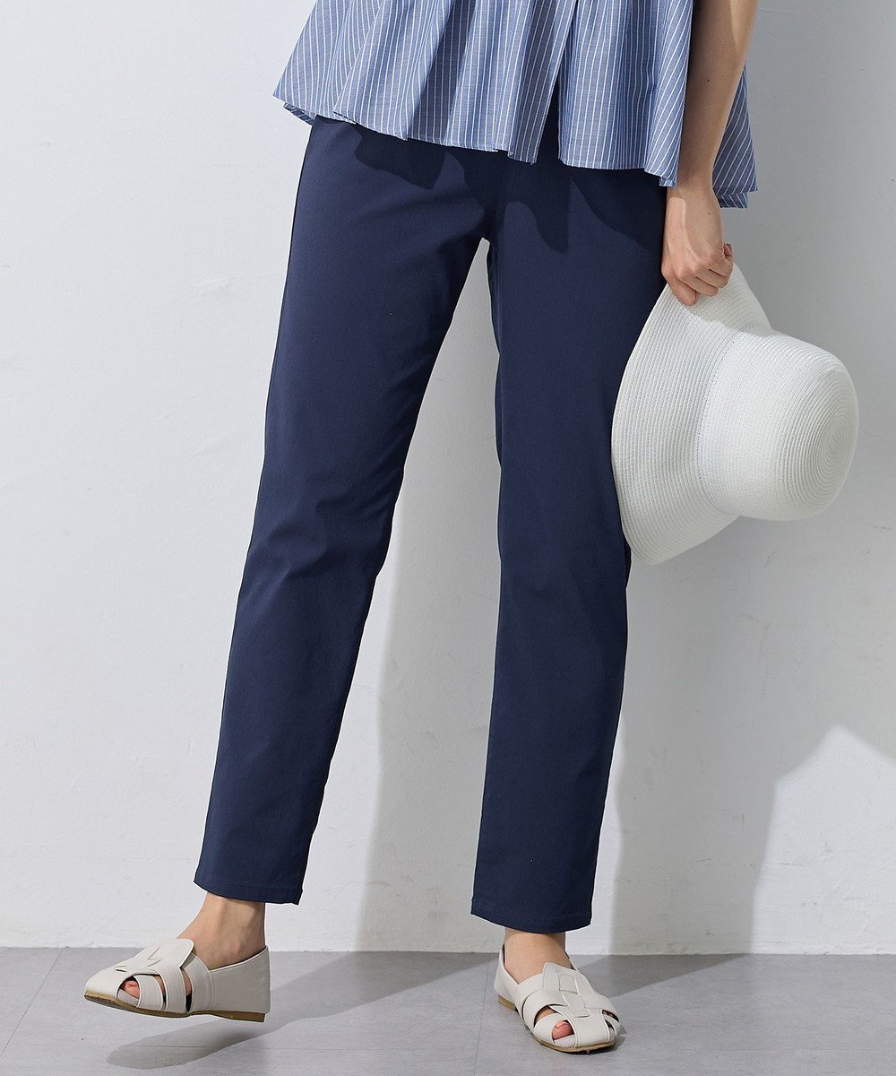 【エニー/ANY】の【新色追加/洗濯機可/UVカット/ウエストゴム/ストレッチ】7daysデイリーパンツ インテリア・キッズ・メンズ・レディースファッション・服の通販 founy(ファニー) 　ファッション　Fashion　レディースファッション　Fashion for Women　パンツ　Pants & Trousers　おすすめ　Recommended / Our Picks　カットソー　Cut and Sewn Top　ストレッチ　Stretch, Stretchy Fabric　チュニック　Tunic, Long Top　リラックス　Relax, Relaxed Fit　夏　Summer　春　Spring　S/S・春夏　SS, Spring/Summer, Warm Season　ビジネス 仕事 通勤　Business / Work / Commuting　ネイビー|ID: prp329100004372900 ipo3291000000033566206