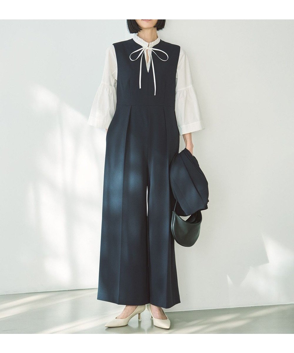 【アンフィーロ 自由区/UNFILO】の【VERY×UNFILOコラボ】BEAUTY MOVE オールインワン 人気、トレンドファッション・服の通販 founy(ファニー) 　ファッション　Fashion　レディースファッション　WOMEN　ワンピース　Dress　オールインワン ワンピース　All In One Dress　サロペット　Salopette　アクセサリー　Accessories　インナー　Inner　洗える　Washable　コラボ　Collaboration　ジャージー　Jersey　ジョーゼット　Georgette　ストレッチ　Stretch　雑誌　Magazine　ペプラム　Peplum　ループ　Loop　A/W・秋冬　Aw・Autumn/Winter・Fw・Fall-Winter　S/S・春夏　Ss・Spring/Summer　おすすめ　Recommend　夏　Summer　 other-1|ID: prp329100004372924 ipo3291000000030938612