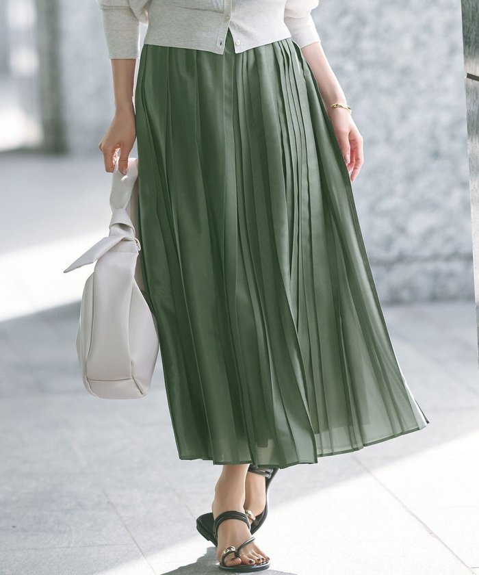 【23区/NIJYUSANKU】の【洗える】シアーコンビ プリーツ スカート インテリア・キッズ・メンズ・レディースファッション・服の通販 founy(ファニー) https://founy.com/ ファッション Fashion レディースファッション WOMEN スカート Skirt プリーツスカート Pleated Skirts 春 Spring 洗える Washable 切替 Switching フロント Front プリーツ Pleats ワッシャー Washer S/S・春夏 Ss・Spring/Summer 夏 Summer 2025年 2025 2025春夏・S/S Ss,Spring/Summer,2025 |ID: prp329100004372942 ipo3291000000031962376