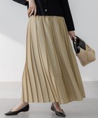 【23区/NIJYUSANKU】の【洗える】シアーコンビ プリーツ スカート ベージュ系|ID: prp329100004372942 ipo3291000000031962379