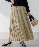 【23区/NIJYUSANKU】の【洗える】シアーコンビ プリーツ スカート ベージュ系|ID: prp329100004372942 ipo3291000000033350340