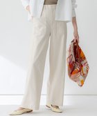 【23区/NIJYUSANKU】の【洗える】スラブツイルストレッチ ワイド パンツ ベージュ系|ID: prp329100004372948 ipo3291000000033573743
