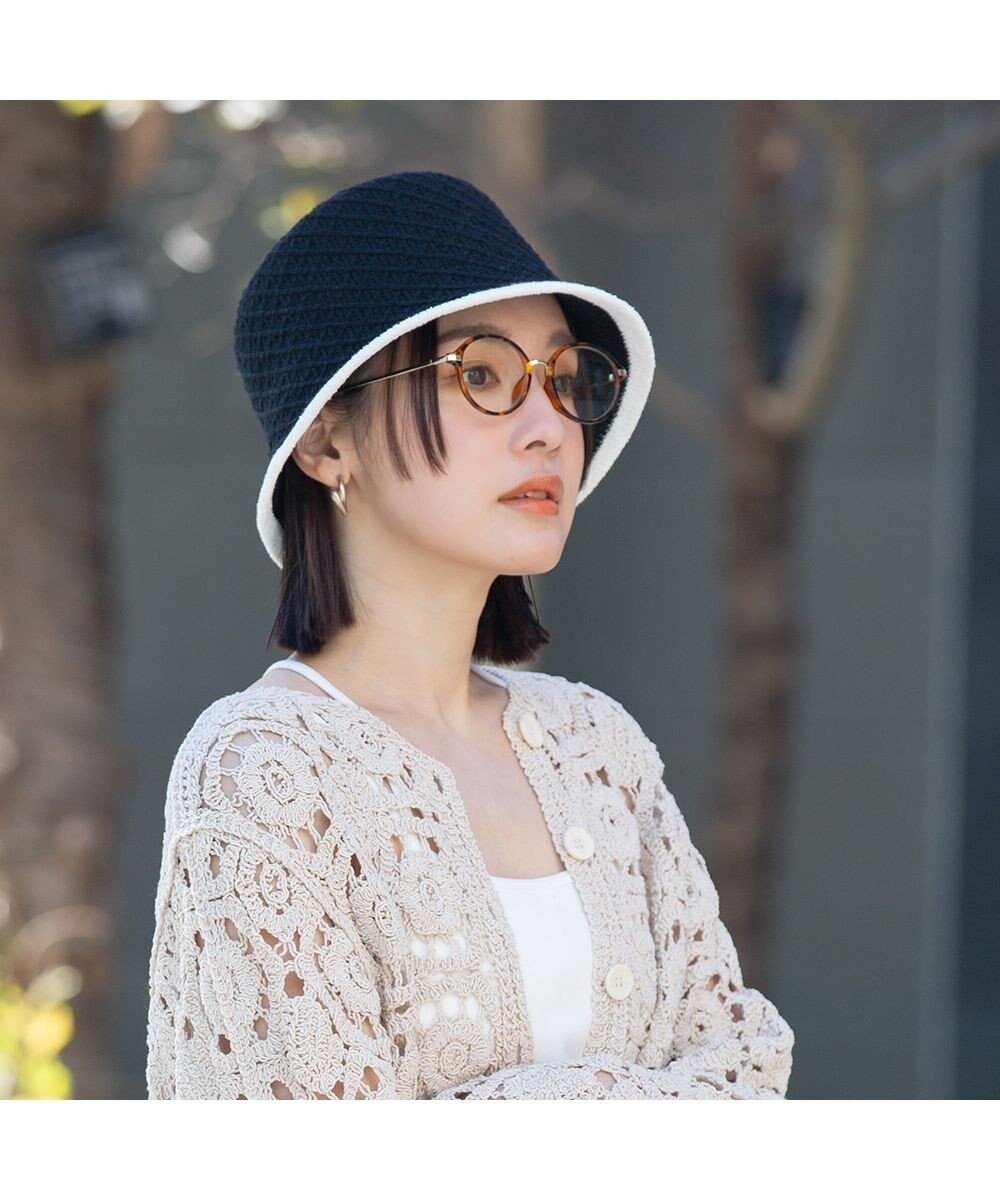 【林八百吉商店/HAYASHIYAOKICHI】のun chapeau バイカラーサーモハット 人気、トレンドファッション・服の通販 founy(ファニー) 　ファッション　Fashion　レディースファッション　WOMEN　帽子　Hats　シンプル　Simple　フォルム　Form　モノトーン　Monotone　エレガント 上品　Elegant　夏　Summer　帽子　Hat　 other-1|ID: prp329100004376812 ipo3291000000030581486