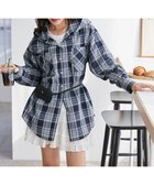 【ウィゴー/WEGO】のフードチェックBIGシャツ 人気、トレンドファッション・服の通販 founy(ファニー) ファッション Fashion レディースファッション WOMEN トップス・カットソー Tops/Tshirt シャツ/ブラウス Shirts/Blouses インナー Inner 春 Spring 秋 Autumn/Fall キャミ Cami スウェット Sweat スマホ Smartphone チェック Check デニム Denim バイアス Bias ブルゾン Blouson ポケット Pocket 羽織 Haori ミニスカート Mini Skirt ルーズ Loose ワンポイント One Point S/S・春夏 Ss・Spring/Summer 再入荷 Restock/Back In Stock/Re Arrival おすすめ Recommend 夏 Summer thumbnail ネイビー|ID: prp329100004376840 ipo3291000000030871877