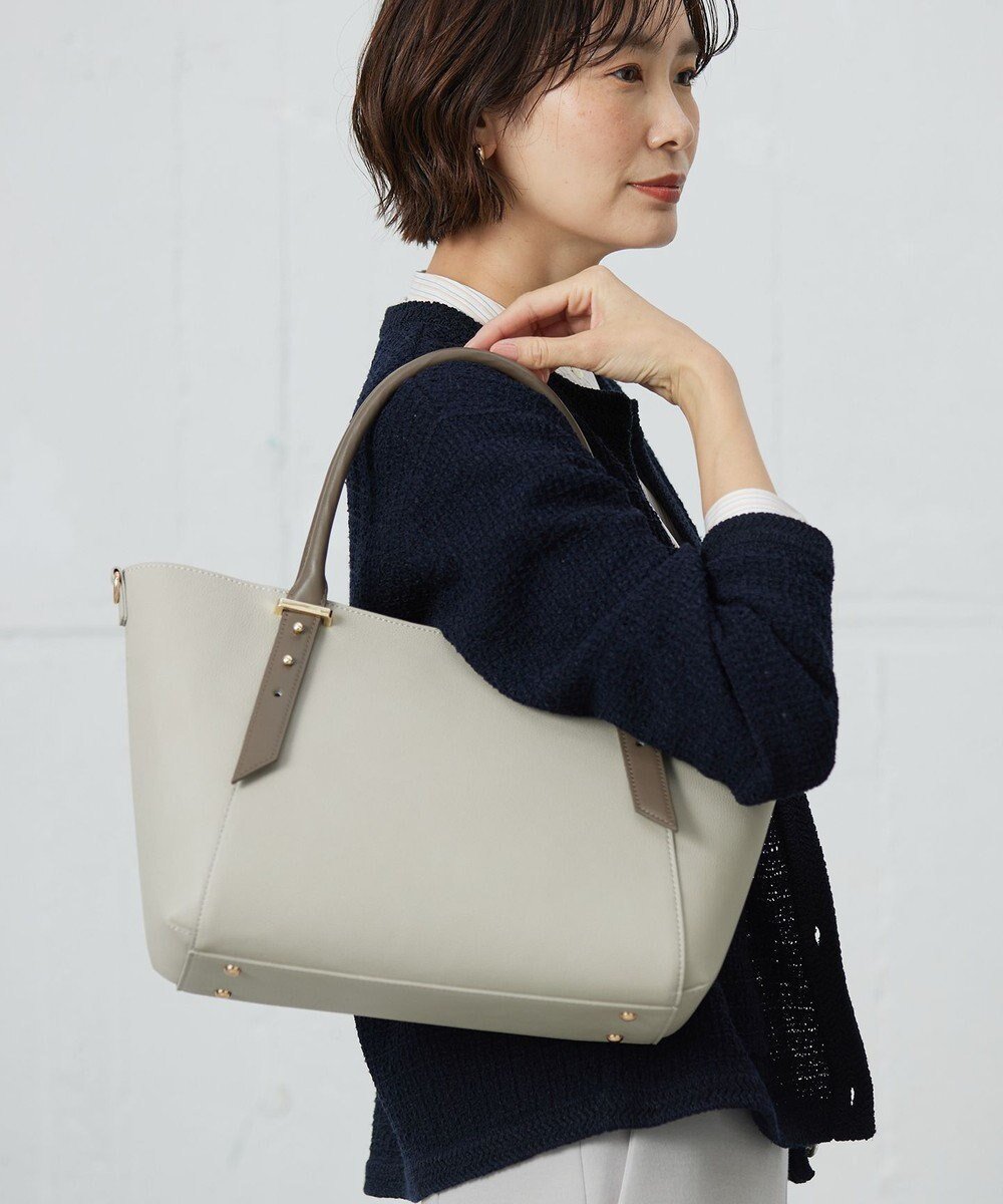 【ジェイ プレス/J.PRESS】の【2点セット・A4サイズ収納可】MULTIトートバッグ 人気、トレンドファッション・服の通販 founy(ファニー) 　ファッション　Fashion　レディースファッション　WOMEN　バッグ　Bag　傘　Umbrella　ショルダー　Shoulder　スマート　Smart　財布　Wallet　ドット　Dot　フェイクレザー　Faux Leather　ポケット　Pocket　ポシェット　Pochette　ポーチ　Pouch　メタル　Metal　ラップ　Wrap　ロング　Long　 other-1|ID: prp329100004376934 ipo3291000000031589992