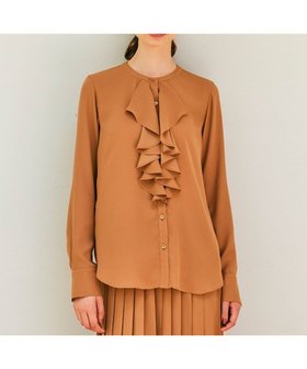 【ベイジ,/BEIGE,】 【WEB限定】MAKALU / フリルブラウス人気、トレンドファッション・服の通販 founy(ファニー) ファッション Fashion レディースファッション WOMEN トップス・カットソー Tops/Tshirt シャツ/ブラウス Shirts/Blouses フリル Frills 再入荷 Restock/Back In Stock/Re Arrival A/W・秋冬 Aw・Autumn/Winter・Fw・Fall-Winter |ID:prp329100004376941