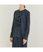 【ベイジ,/BEIGE,】の【WEB限定】MAKALU / フリルブラウス 人気、トレンドファッション・服の通販 founy(ファニー) ファッション Fashion レディースファッション WOMEN トップス・カットソー Tops/Tshirt シャツ/ブラウス Shirts/Blouses フリル Frills 再入荷 Restock/Back In Stock/Re Arrival A/W・秋冬 Aw・Autumn/Winter・Fw・Fall-Winter thumbnail Navy×Black|ID: prp329100004376941 ipo3291000000030582329